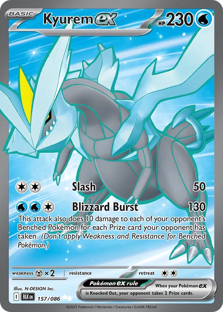 Kyurem ex 157/086 - Black Bolt