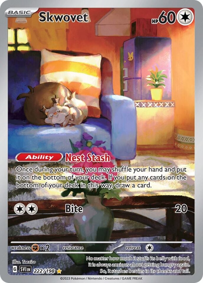 Skwovet 222/198 - Scarlet And Violet Base