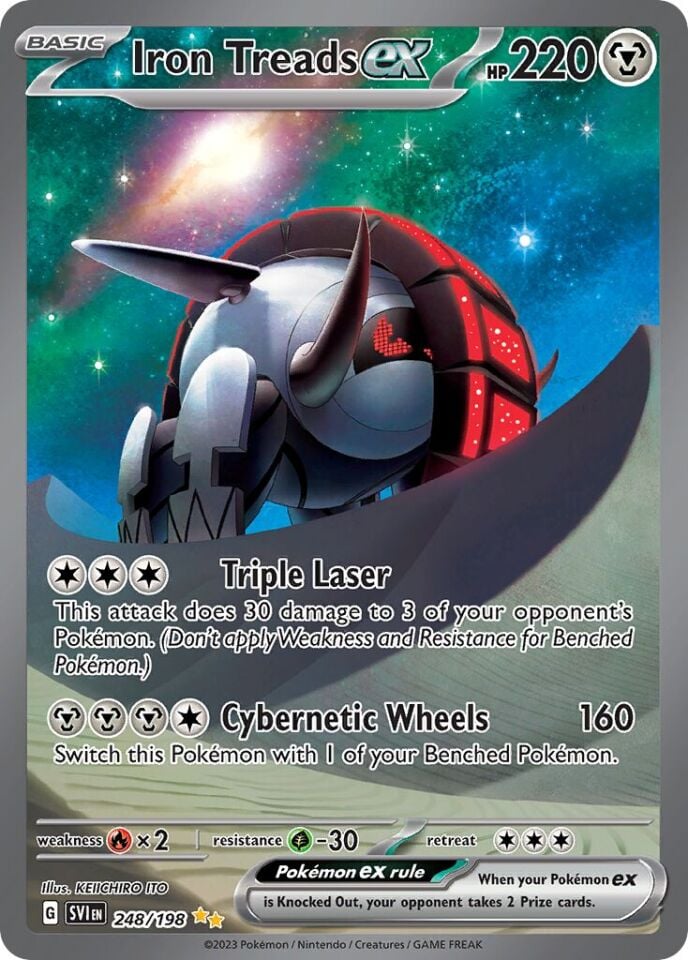 Iron Treads ex 248/198 - Scarlet And Violet Base