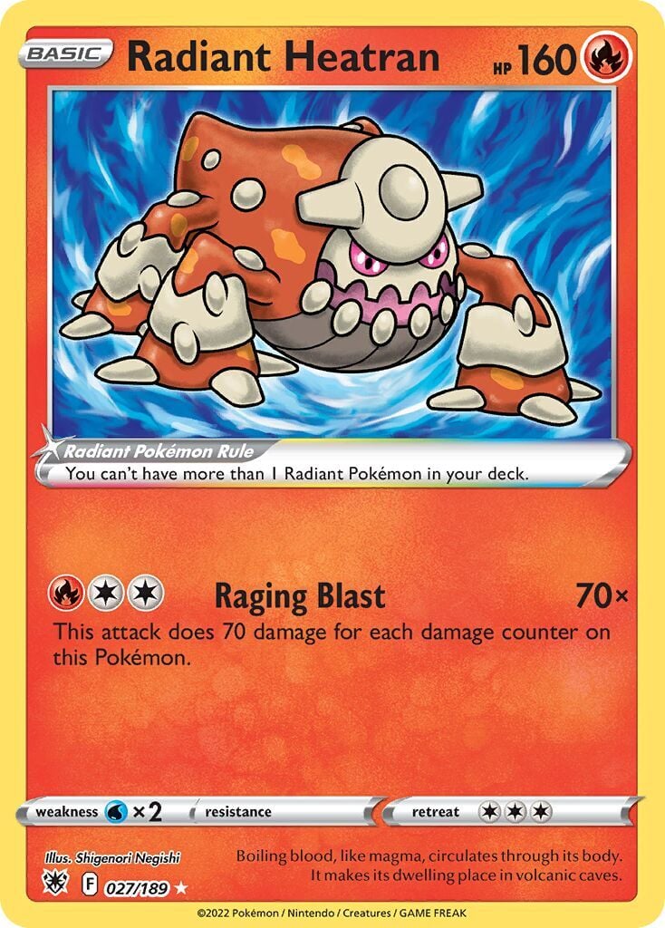 Radiant Heatran 027/189 - Astral Radiance