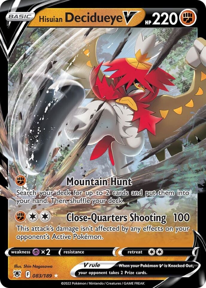 Hisuian Decidueye V 083/189 - Astral Radiance