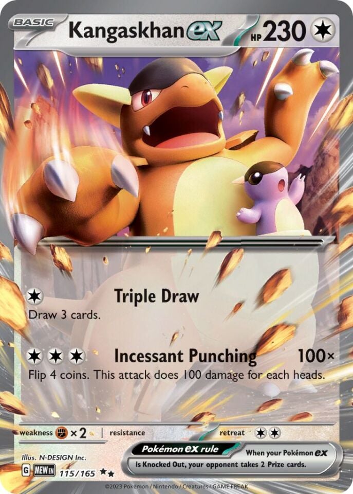 Kangaskhan ex 115/165 - 151