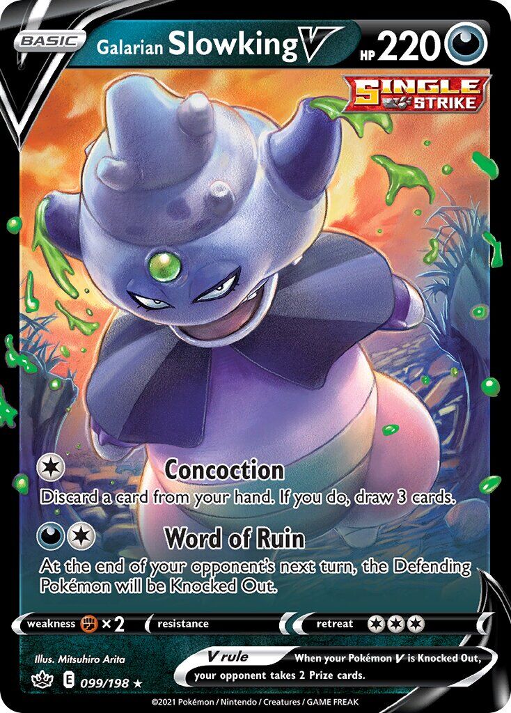 Galarian Slowking V 099/198 - Chilling Reign