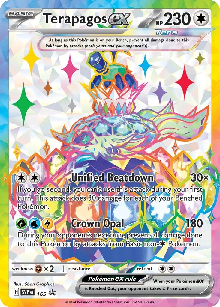 Terapagos ex 165 - Scarlet And Violet Promo