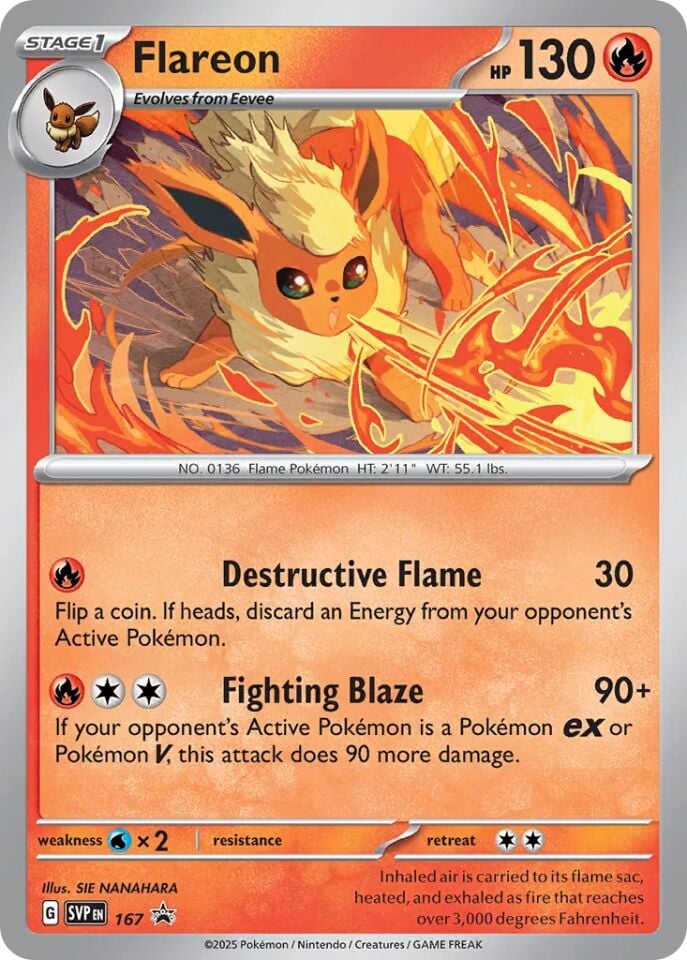 Flareon 167 - Scarlet And Violet Promo