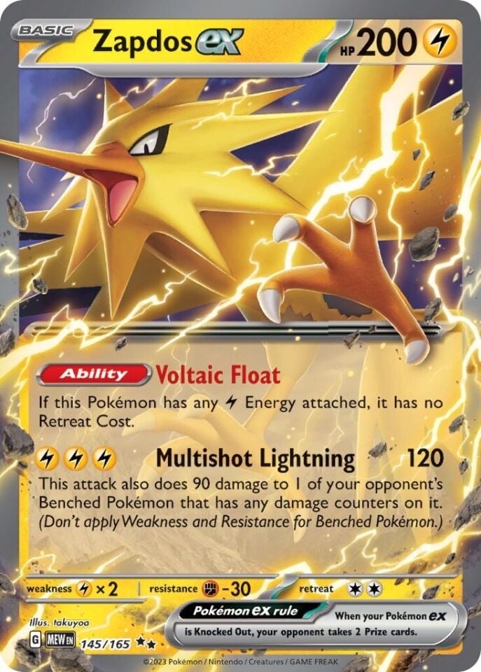 Zapdos ex 145/165 - 151