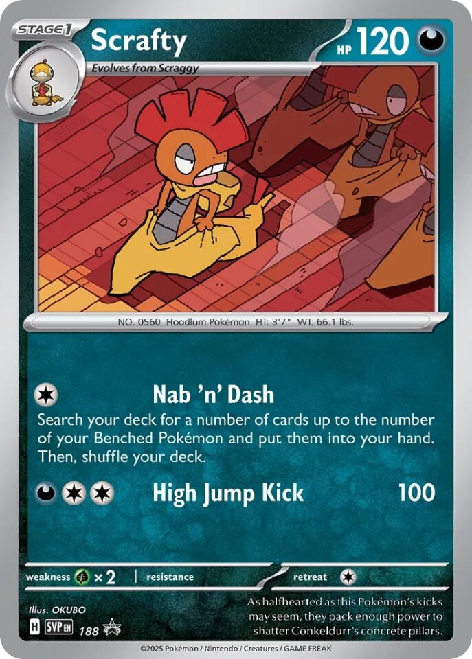 Scrafty 188 - Scarlet And Violet Promo