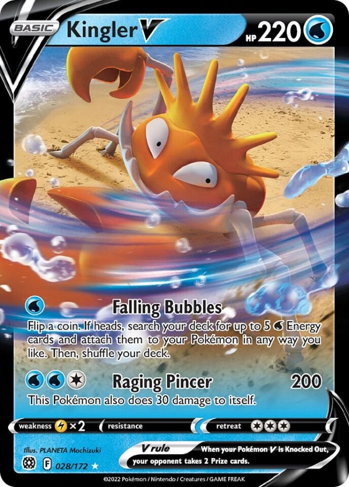 Kingler V 028/172 - Brilliant Stars