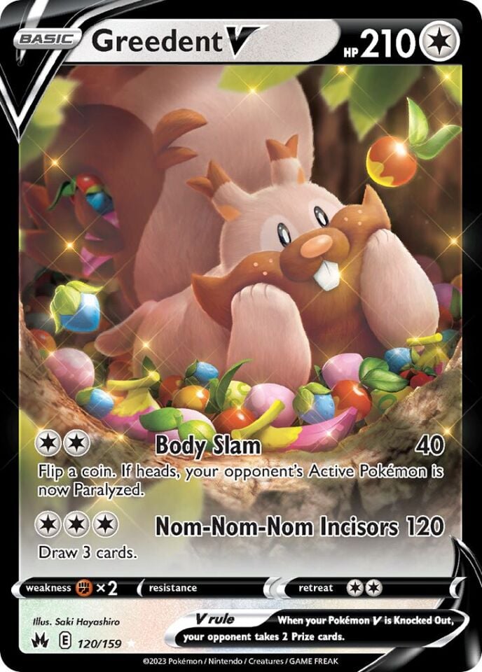 Greedent V 120/159 - Crown Zenith