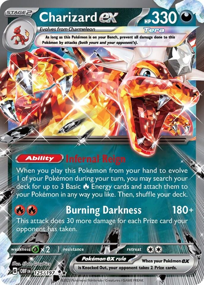 Charizard ex 125/197 - Obsidian Flames
