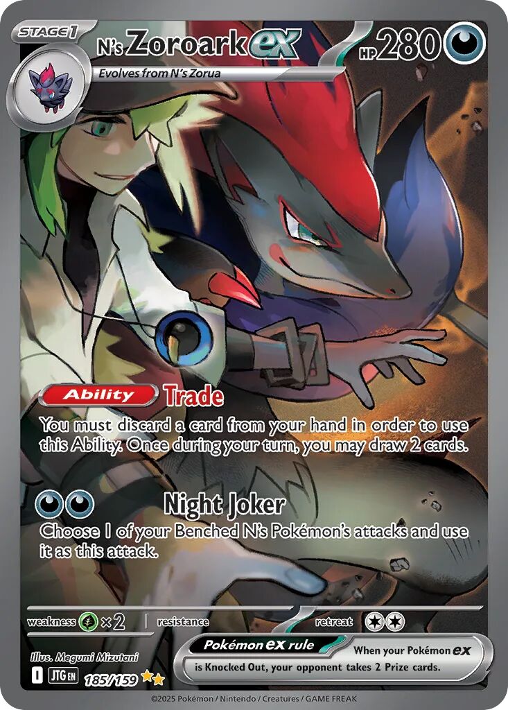N's Zoroark ex 185/159 - Journey Together