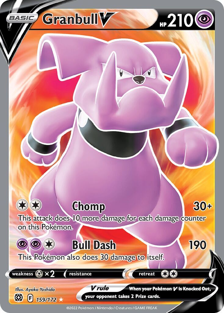 Granbull V 159/172 - Brilliant Stars