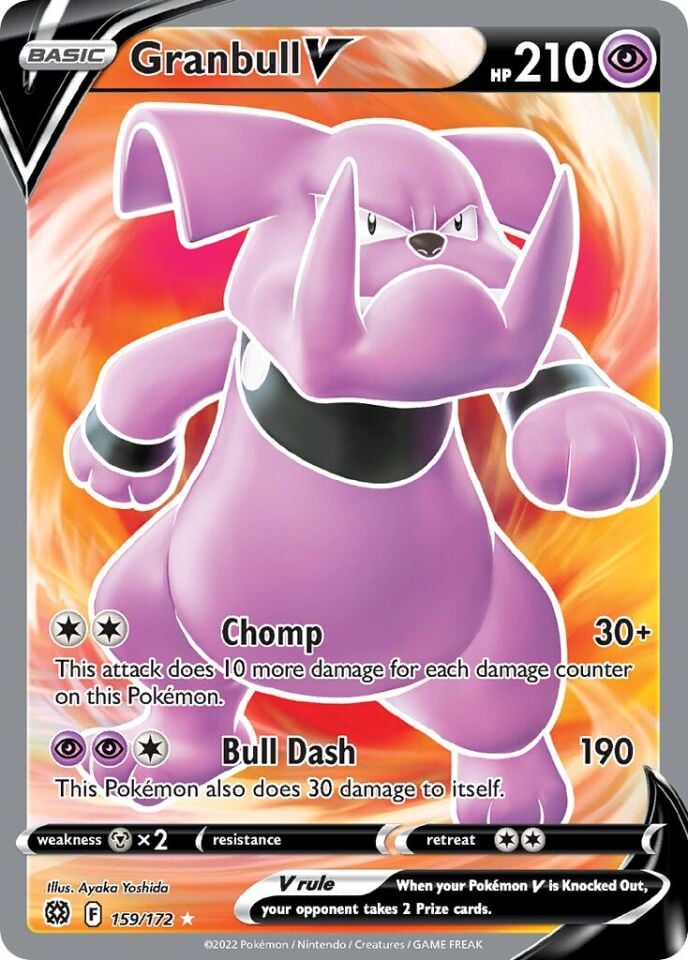 Granbull V 159/172 - Brilliant Stars