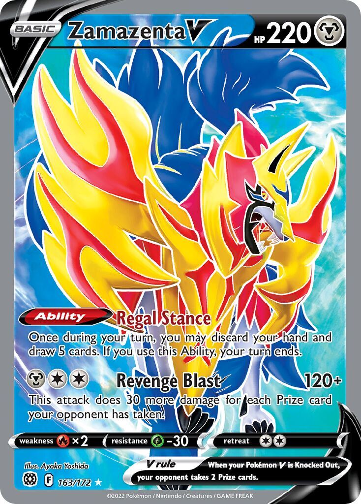 Zamazenta V 163/172 - Brilliant Stars