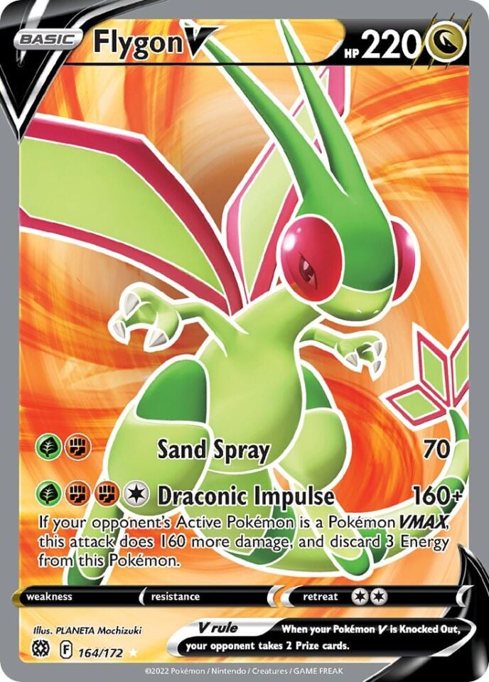 Flygon V 164/172 - Brilliant Stars
