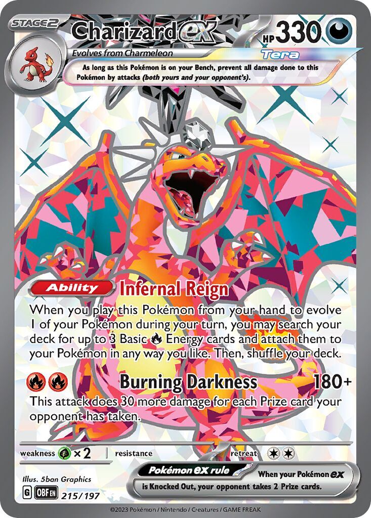 Charizard ex 215/197 - Obsidian Flames