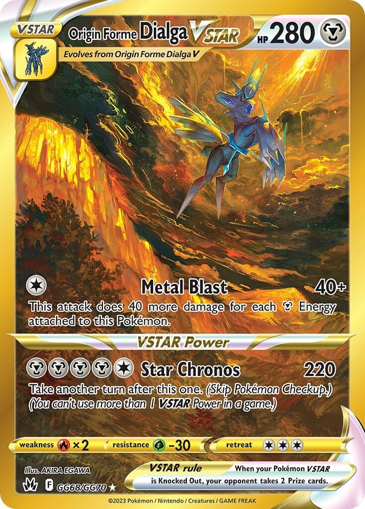 Origin Forme Dialga VSTAR GG68/GG70 - Crown Zenith