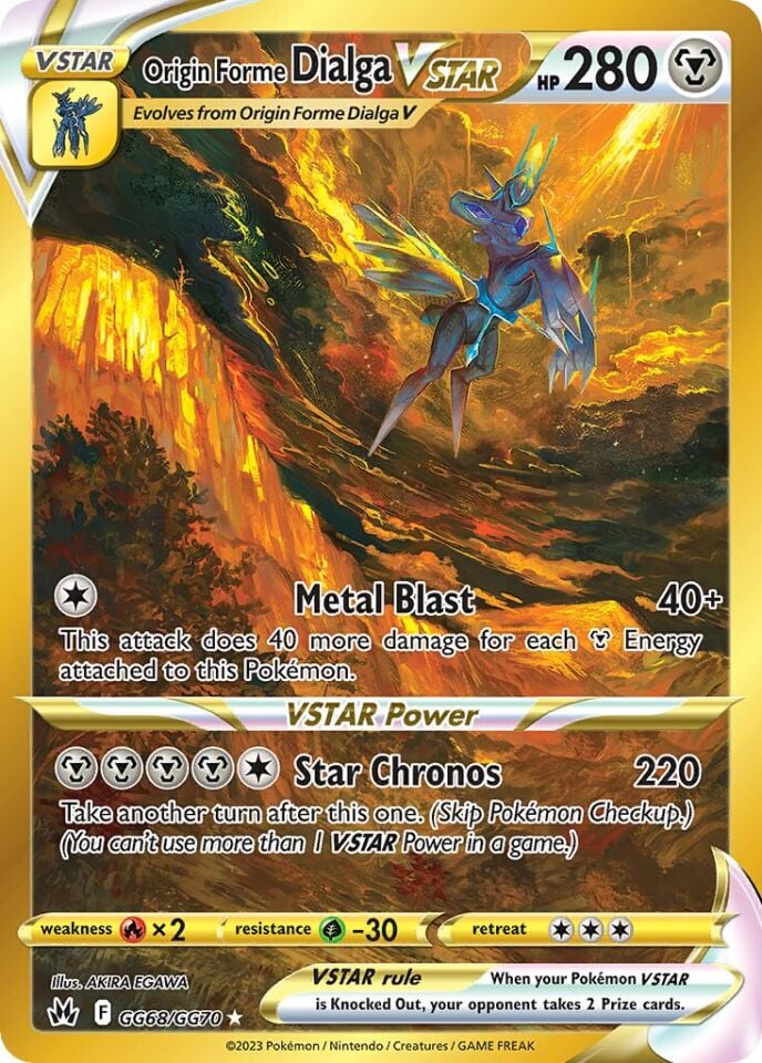 Origin Forme Dialga VSTAR GG68/GG70 - Crown Zenith