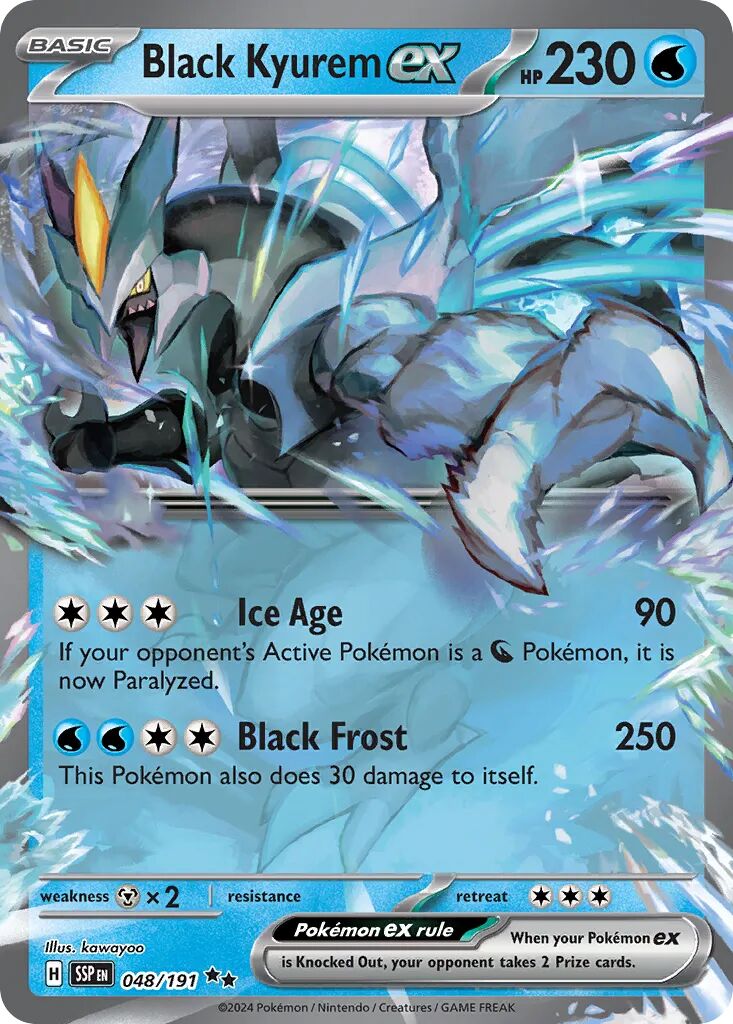 Black Kyurem ex 048/191 - Surging Sparks