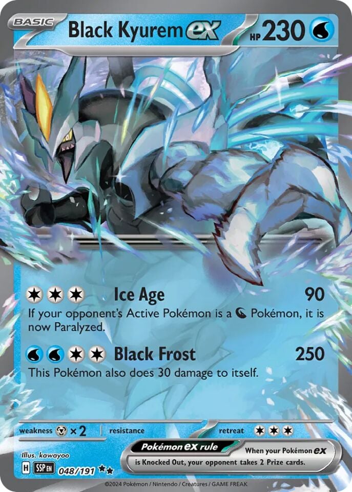 Black Kyurem ex 048/191 - Surging Sparks
