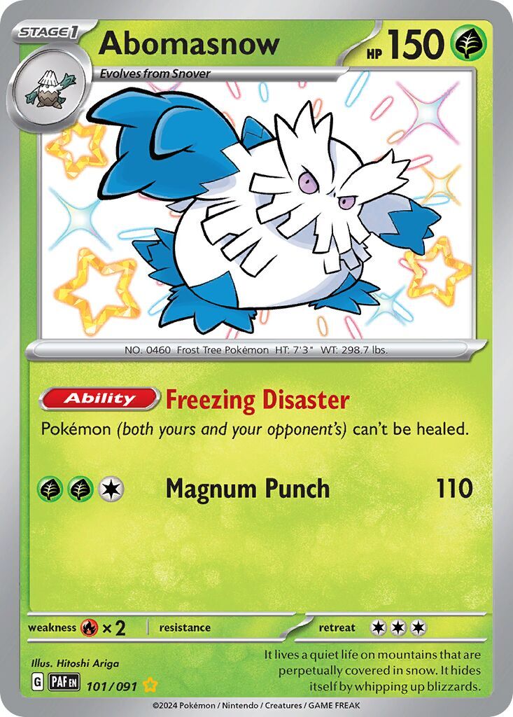 Abomasnow 101/091 - Paldean Fates