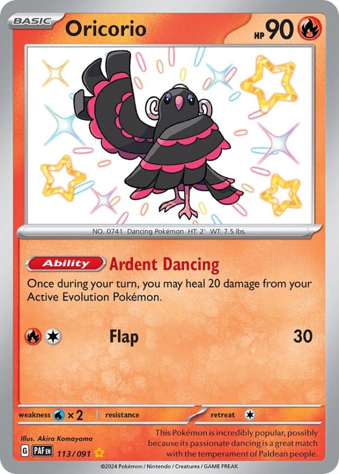 Oricorio 113/091 - Paldean Fates