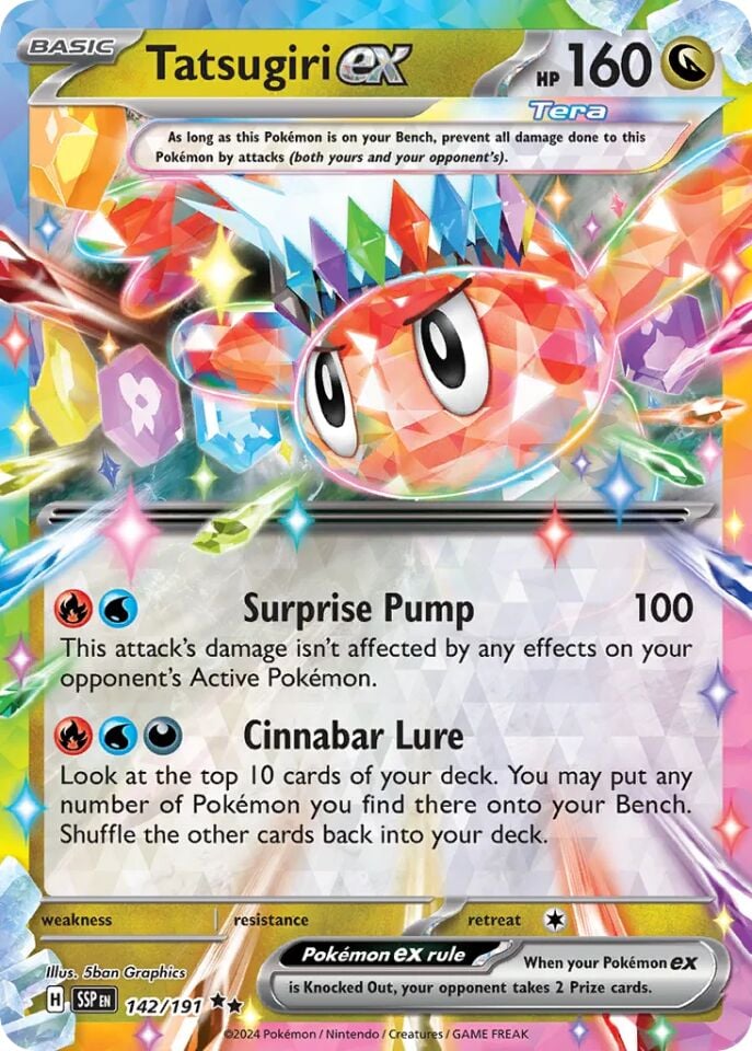 Tatsugiri ex 142/191 - Surging Sparks