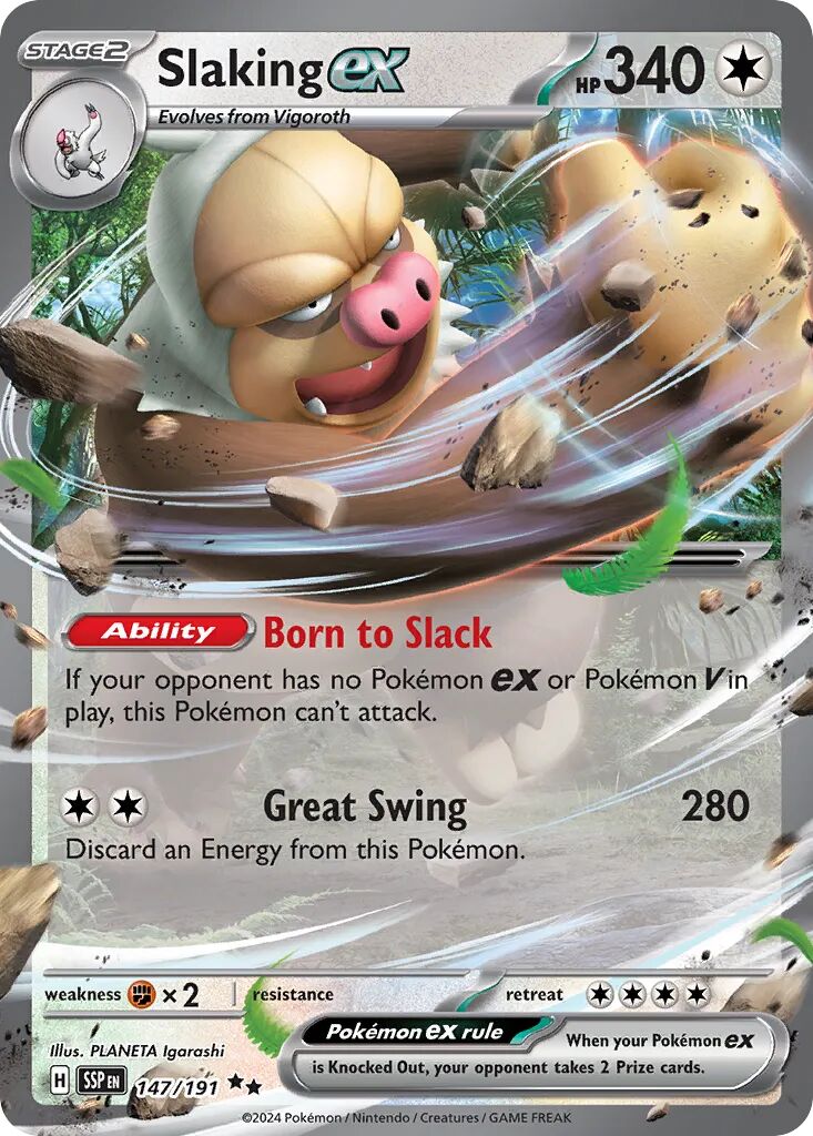 Slaking ex 147/191 - Surging Sparks