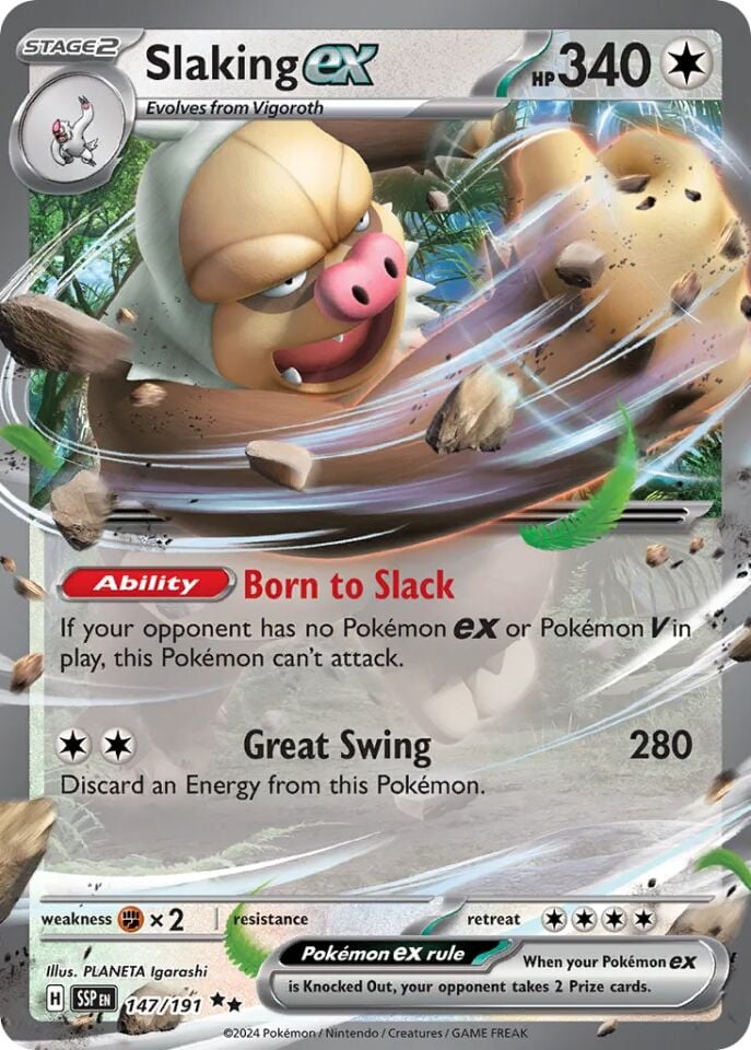 Slaking ex 147/191 - Surging Sparks
