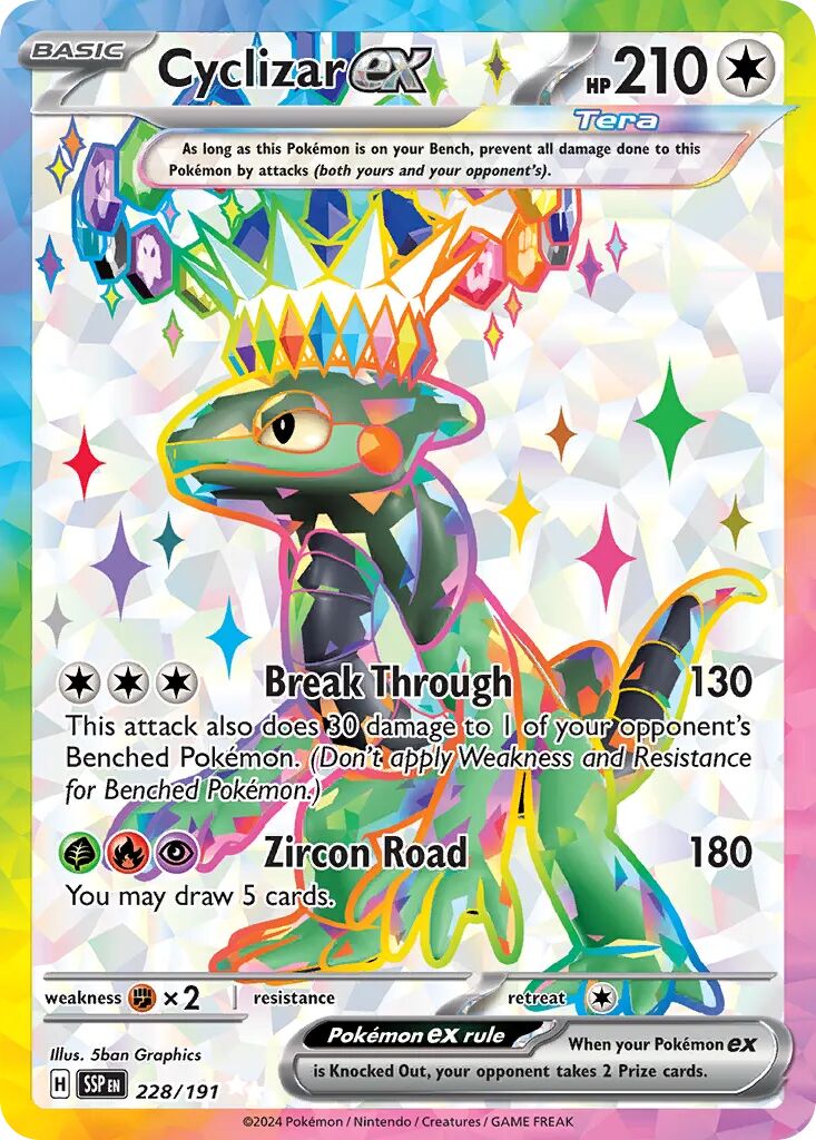 Cyclizar ex 228/191 - Surging Sparks
