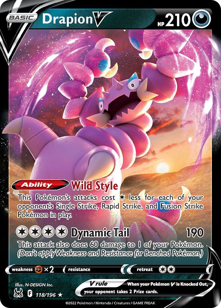 Drapion V 118/196 - Lost Origin