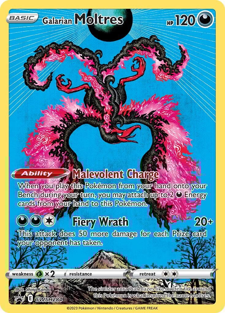 Galarian Moltres SWSH284 - Sword And Shield Promo