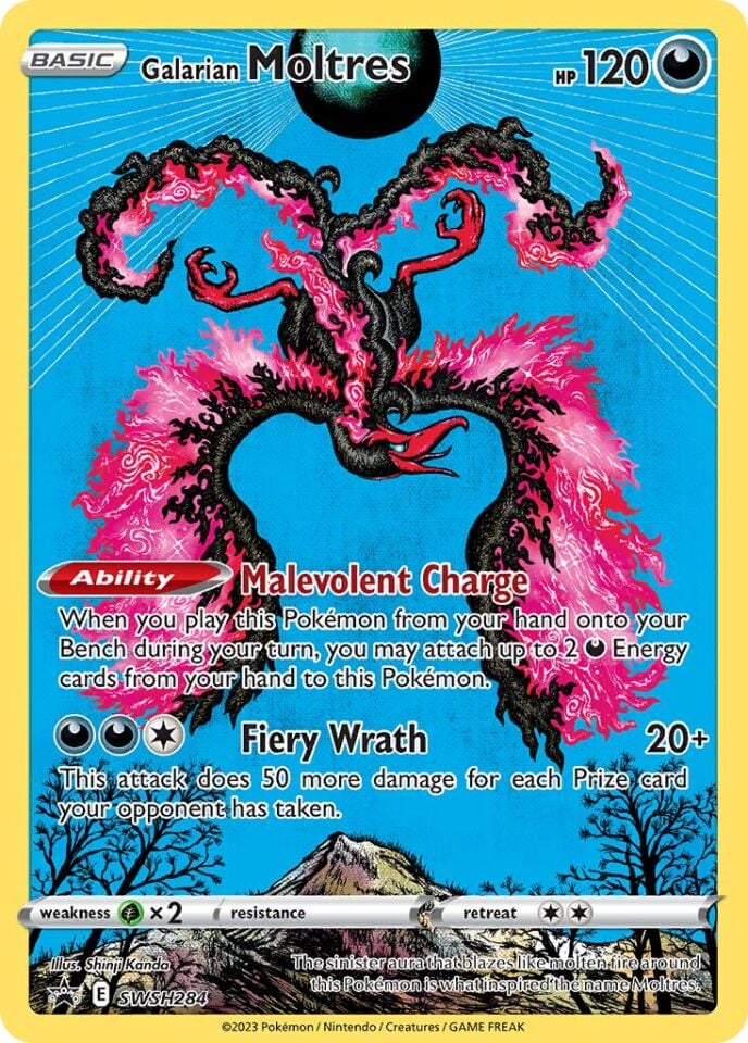 Galarian Moltres SWSH284 - Sword And Shield Promo