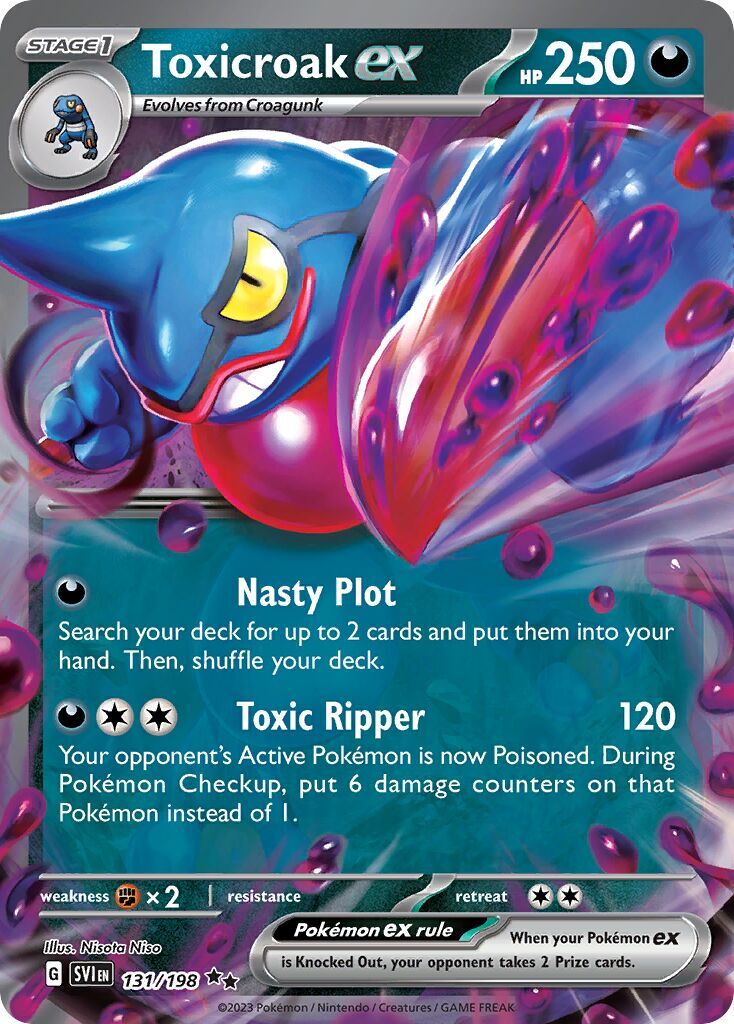 Toxicroak ex 131/198 - Scarlet And Violet Base