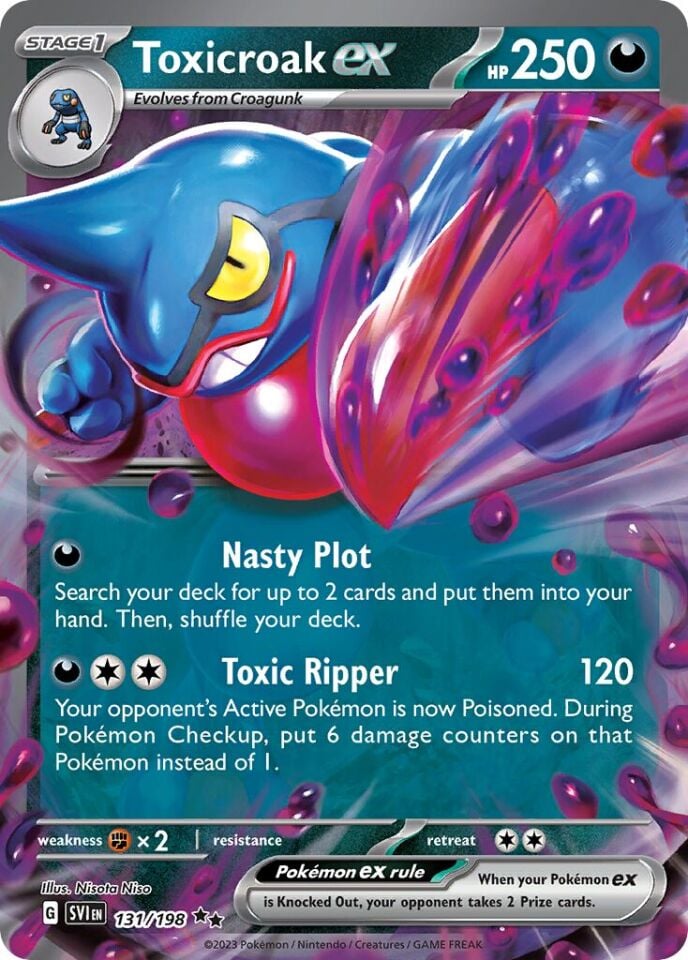 Toxicroak ex 131/198 - Scarlet And Violet Base