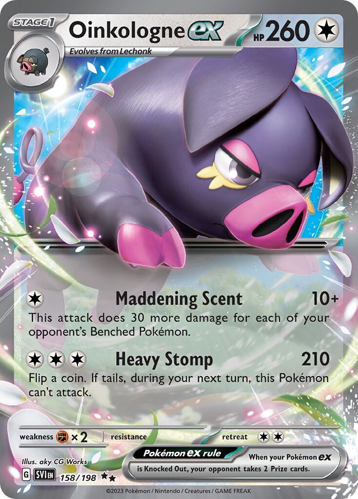 Oinkologne ex 158/198 - Scarlet And Violet Base