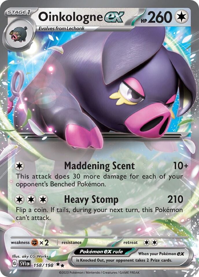 Oinkologne ex 158/198 - Scarlet And Violet Base