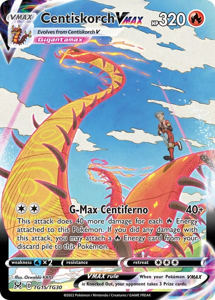 Centiskorch VMAX TG15/TG30 - Lost Origin