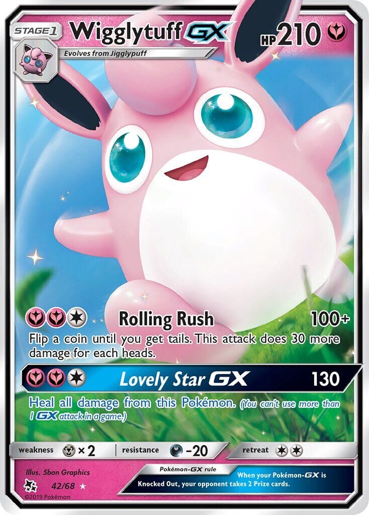 Wigglytuff-GX 042/068 - Hidden Fates