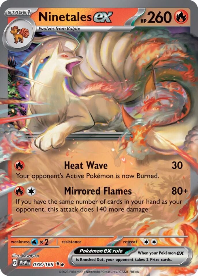 Ninetales ex 038/165 - 151