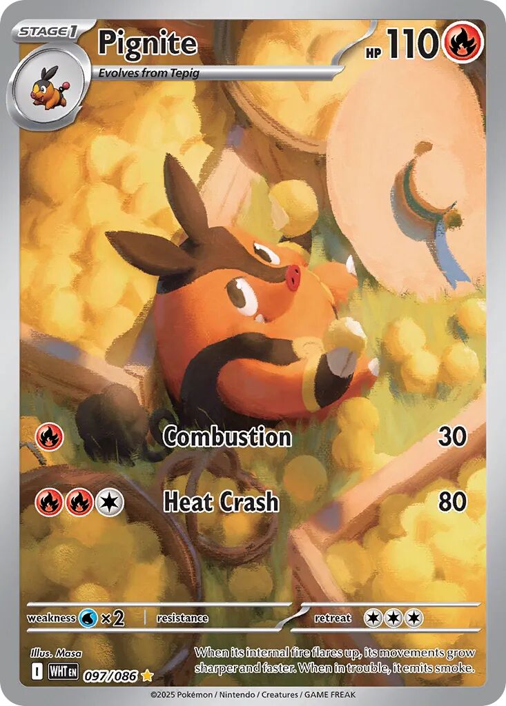 Pignite 097/086 - White Flare