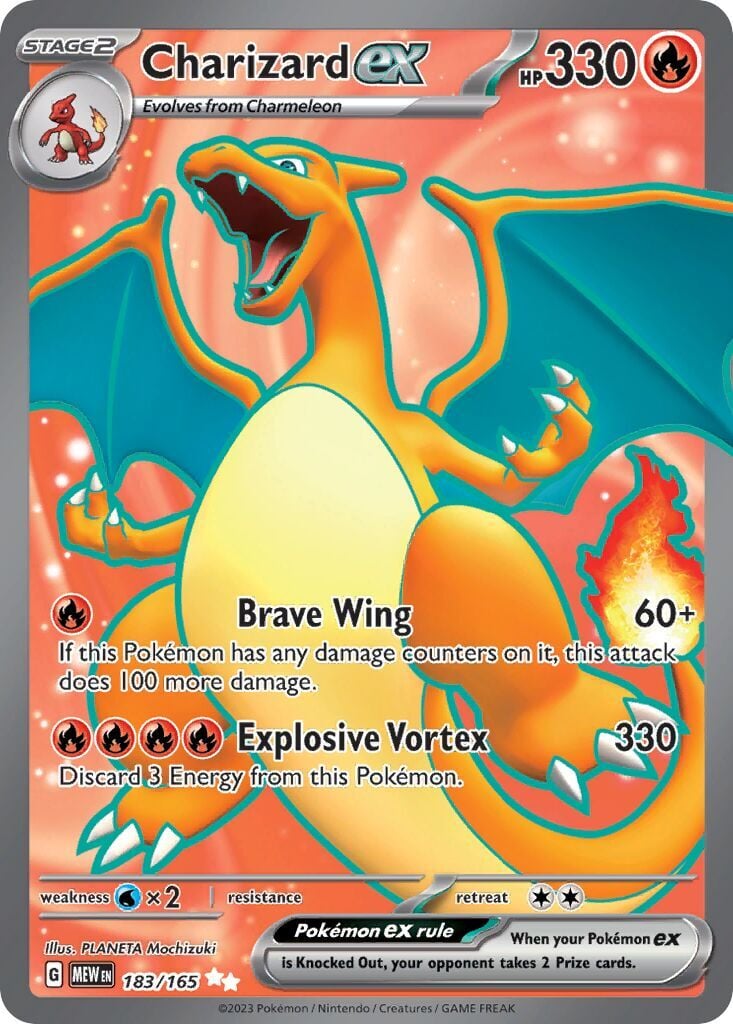 Charizard ex 183/165 - 151
