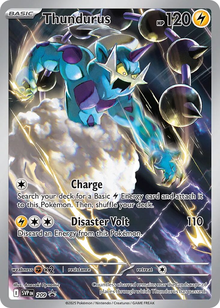 Thundurus 209 - Scarlet And Violet Promo