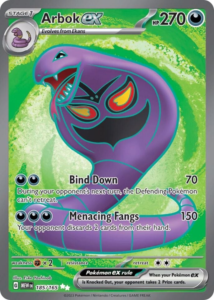 Arbok ex 185/165 - 151