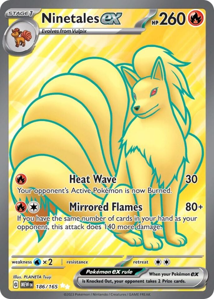 Ninetales ex 186/165 - 151