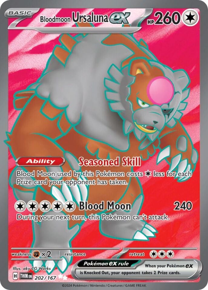 Bloodmoon Ursaluna ex 202/167 - Twilight Masquerade