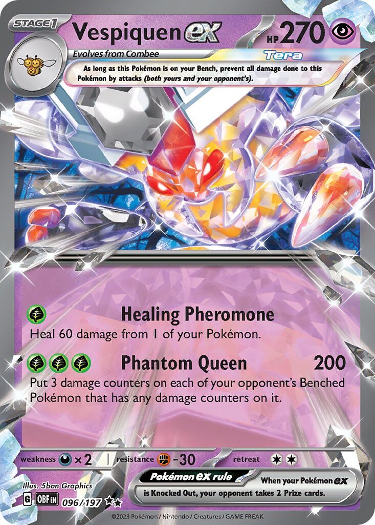 Vespiquen ex 096/197 - Obsidian Flames