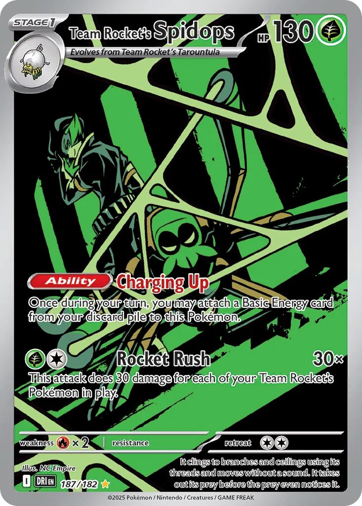 Team Rocket's Spidops 187/182 - Destined Rivals