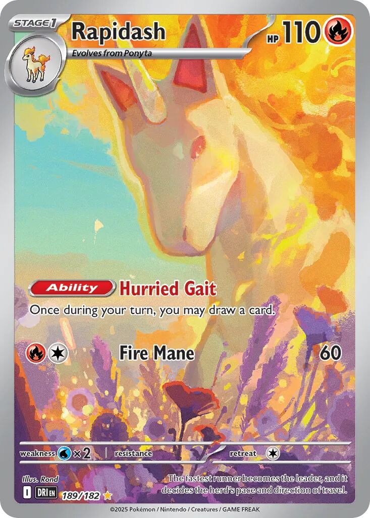 Rapidash 189/182 - Destined Rivals
