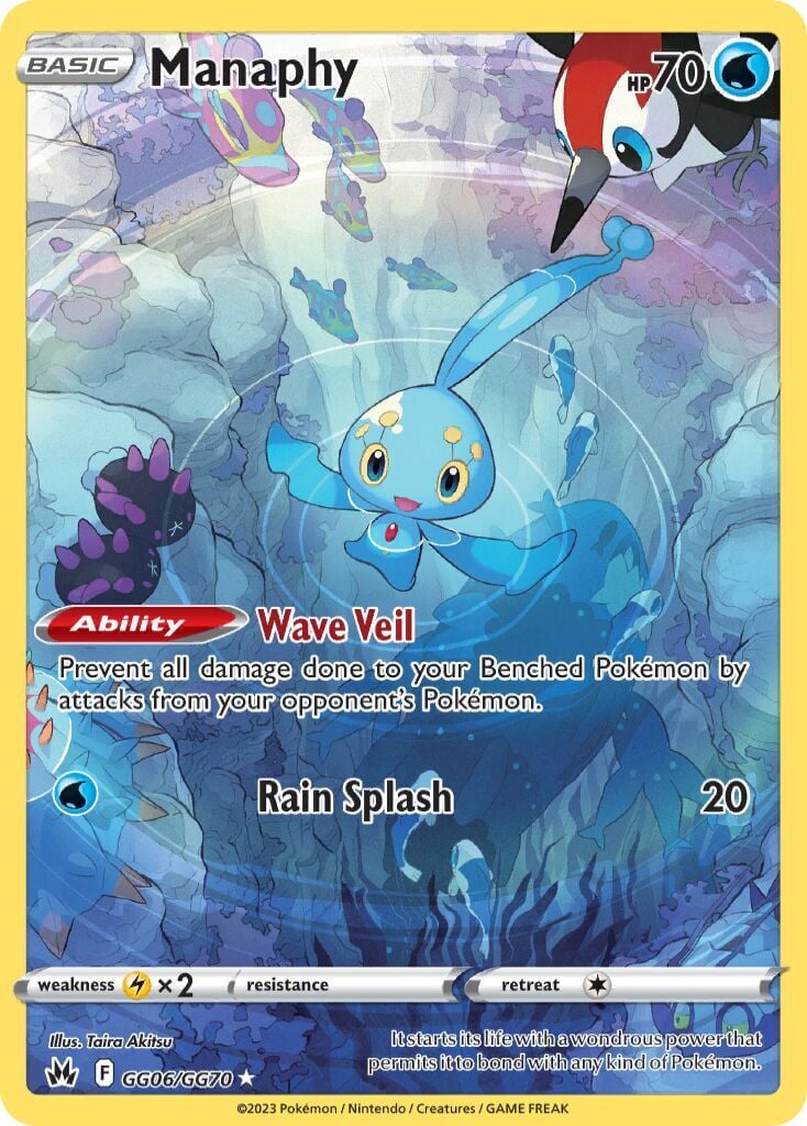 Manaphy GG06/GG70 - Crown Zenith